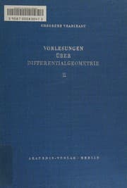 Tapa de Vorlesungen Uber Differentialgeometrie