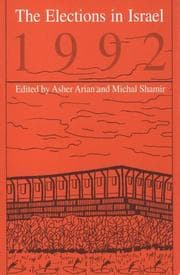 Tapa de The elections in Israel, 1992