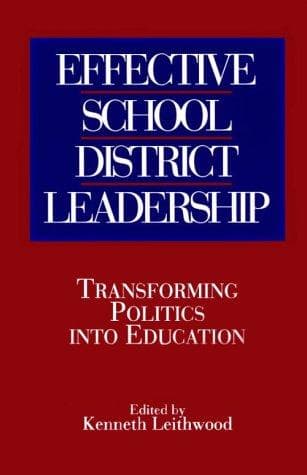 Tapa de Effective School District Leadership