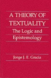 Tapa de A theory of textuality