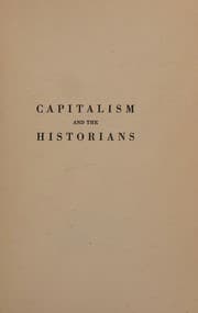 Tapa de Capitalism and the Historians