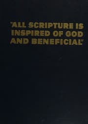 Tapa de all scripture is inspired of god  and beneficial