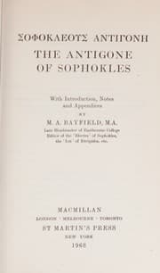 Tapa de The Antigone of Sophokles