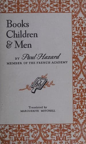 Tapa de Books, children & men