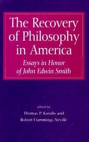 Tapa de The recovery of philosophy in America