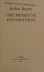 Tapa de The medieval foundation of England