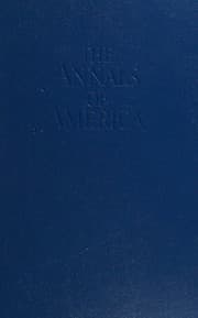 Tapa de The Annals of America