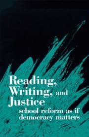 Tapa de Reading, writing, and justice