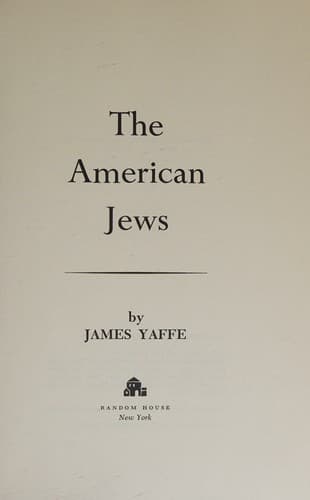 Tapa de The American Jews