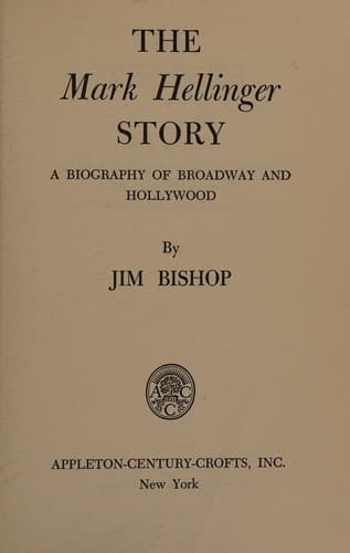 Tapa de The Mark Hellinger story
