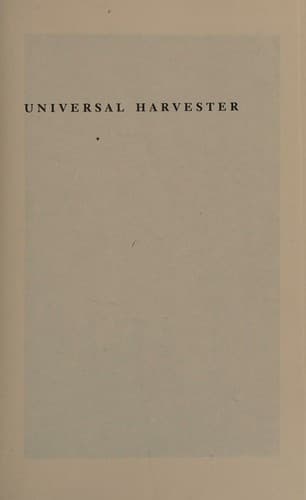 Tapa de Universal Harvester