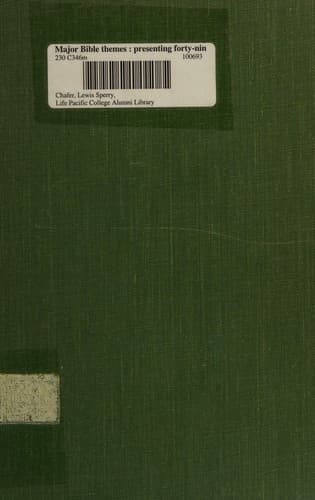 Tapa de Major Bible Themes