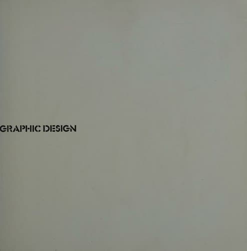 Tapa de Graphic Design