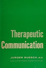 Tapa de Therapeutic communication