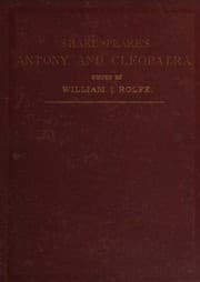 Tapa de Shakespeare's Tragedy of Antony and Cleopatra