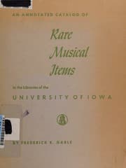 Tapa de Rare Musical Items