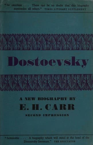 Tapa de Dostoevsky 1821-1881