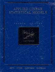 Tapa de Applied Linear Statistical Models