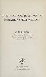 Tapa de Chemical applications of infrared spectroscopy