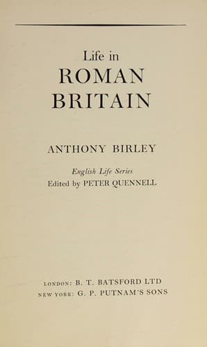 Tapa de Life in Roman Britain