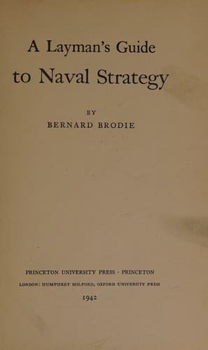 Tapa de A layman's guide to naval strategy