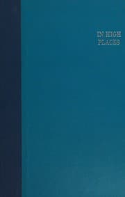 Tapa de IN High Places