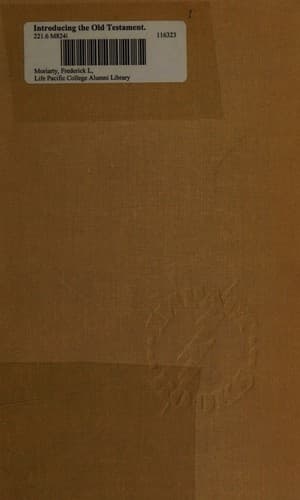 Tapa de Introducing the Old Testament