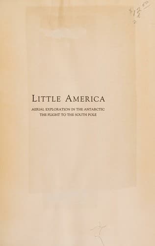 Tapa de Little America