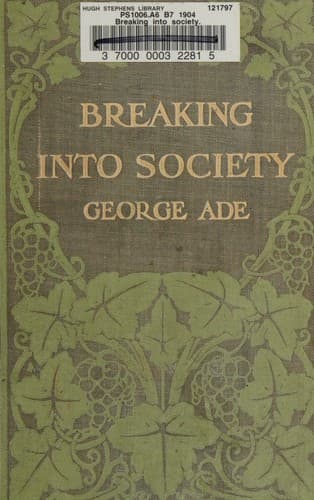 Tapa de Breaking into society