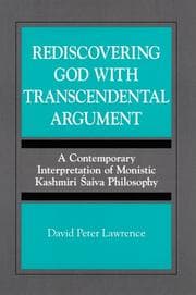 Tapa de Rediscovering God with transcendental argument