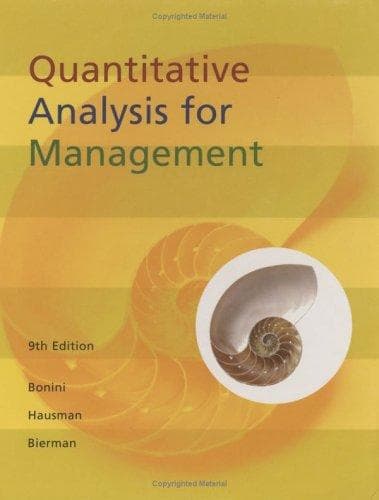 Tapa de Quantitative analysis for management
