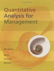 Tapa de Quantitative analysis for management