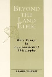 Tapa de Beyond the land ethic