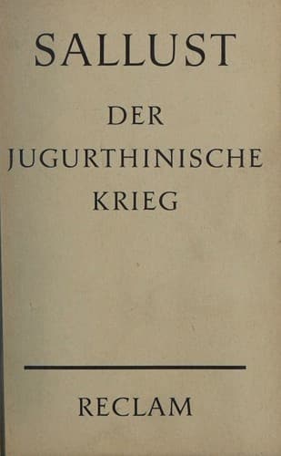 Tapa de Der jugurthinische Krieg