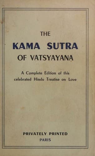 Tapa de The Kama sutra of Vatsyayana;