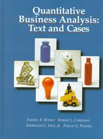 Tapa de Quantitative business analysis