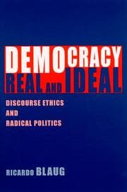 Tapa de Democracy, real and ideal