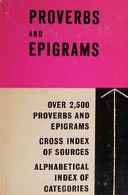 Tapa de Book OF Proverbs and Epigrams
