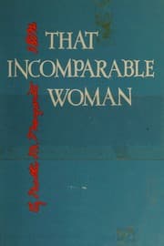 Tapa de That incomparable woman