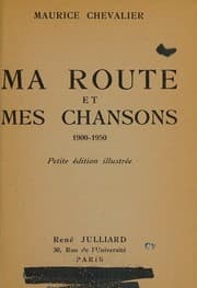Tapa de Ma Route et mes Chansons