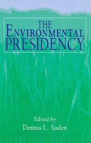 Tapa de The environmental presidency