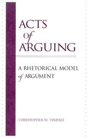 Tapa de Acts of Arguing