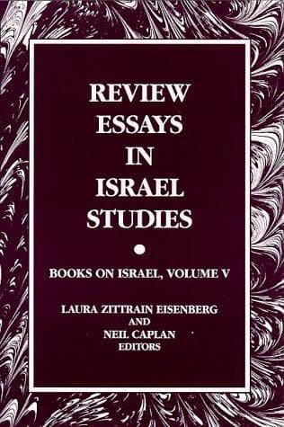 Tapa de Review Essays in Israel Studies