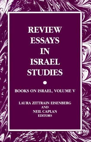 Tapa de Review Essays in Israel Studies