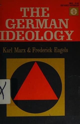 Tapa de The German Ideology