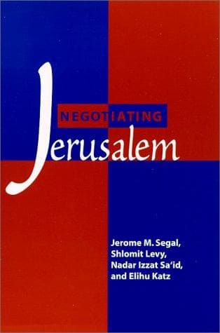 Tapa de Negotiating Jerusalem