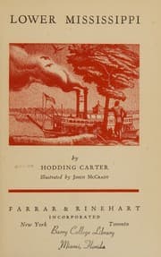 Tapa de Lower Mississippi, (The Rivers of America)