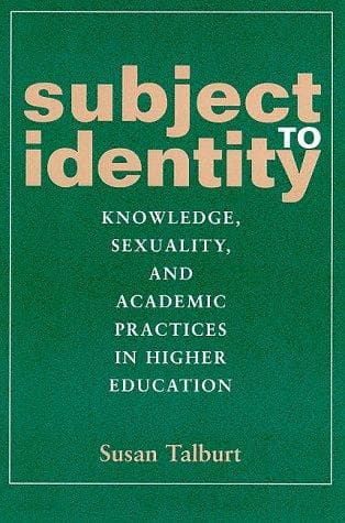 Tapa de Subject to Identity