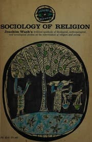 Tapa de Sociology of religion (Phoenix books)