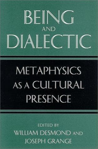 Tapa de Being and Dialectic